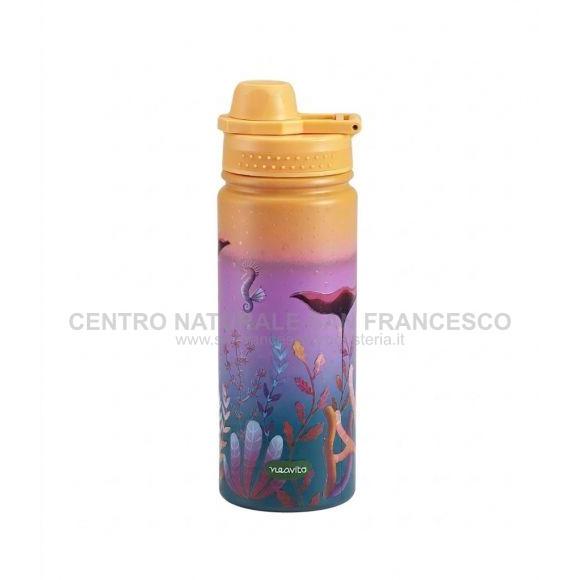 Bottiglia thermos in acciaio twice arancione 500 ml