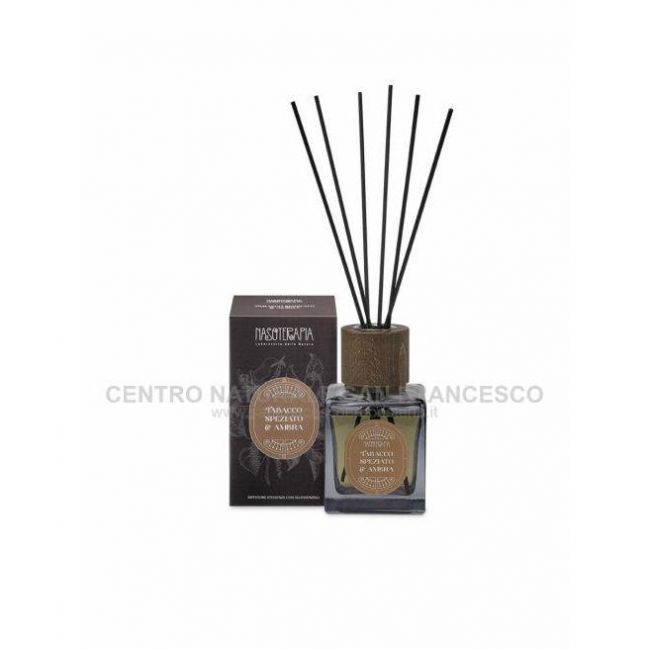 Tabacco Speziato e Ambra diffusore con bastoncini 200 ml
