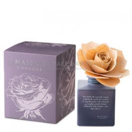 Maison Gris profumatore ambiente 200 ml con rosa in betulla L'AMANDE