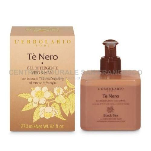Tè Nero gel detergente viso & mani L'ERBOLARIO