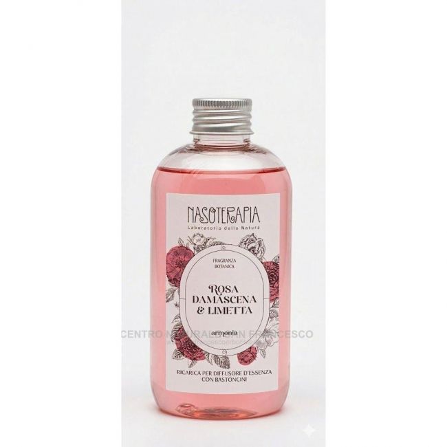 Rosa damascena e limetta ricarica per diffusore 250 ml