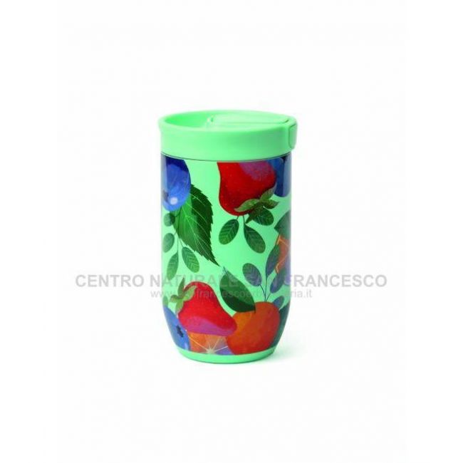 Mug thermos click & drink azzurra